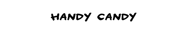 Handy candy font preview