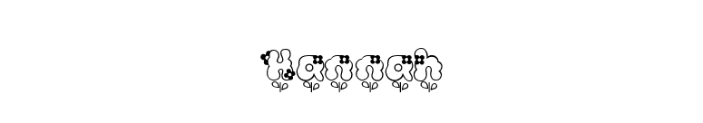 Hannah font preview