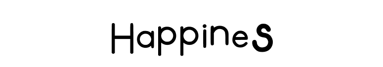 Happines font preview