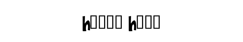 Happy Hero font preview