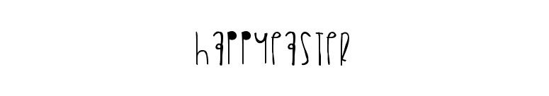 HappyEaster font preview