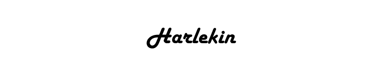 Harlekin font preview