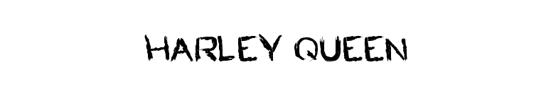 HARLEY QUEEN font preview