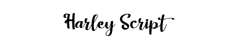 Harley Script font preview