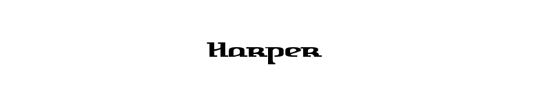 Harper font preview
