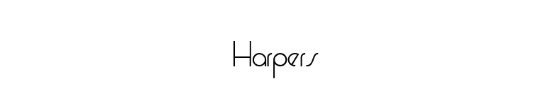 Harpers font preview