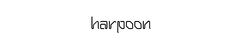 Harpoon font preview