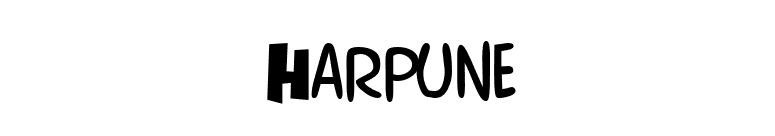Harpune font preview