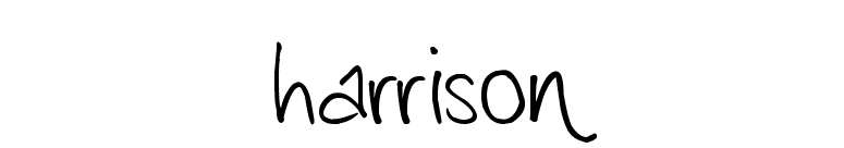 harrison font preview