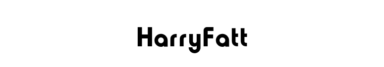 HarryFatt font preview