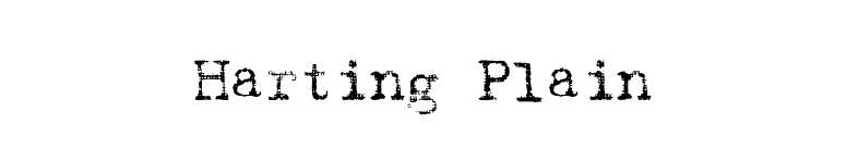 Harting Plain font preview
