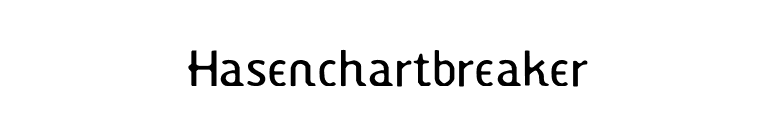 Hasenchartbreaker font preview