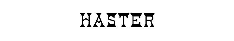 Haster font preview