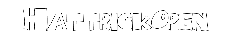 HattrickOpen font preview