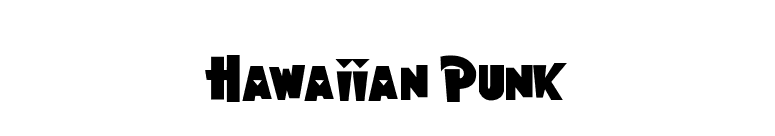 Hawaiian Punk font preview
