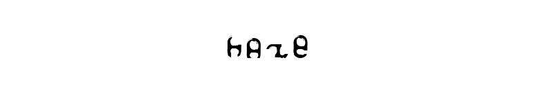 Haze font preview