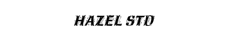 Hazel Std font preview