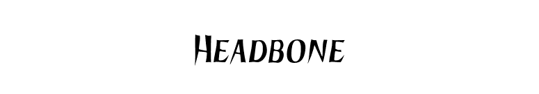 Headbone font preview