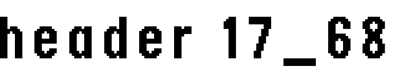 header 17_68 font preview