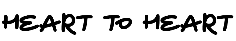 Heart To Heart
 font preview