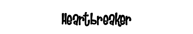 Heartbreaker font preview