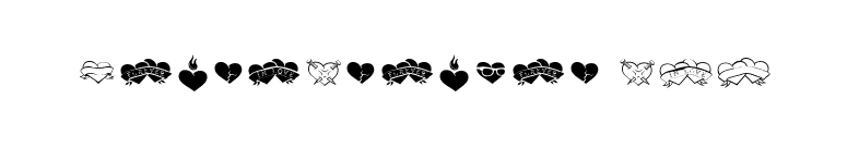 HeartBreaker BTN font preview