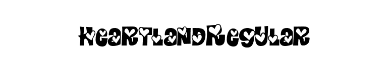 HeartlandRegular font preview