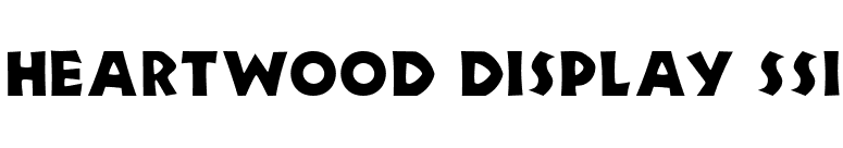 Heartwood Display SSi font preview