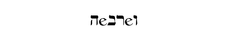 hebrew font preview