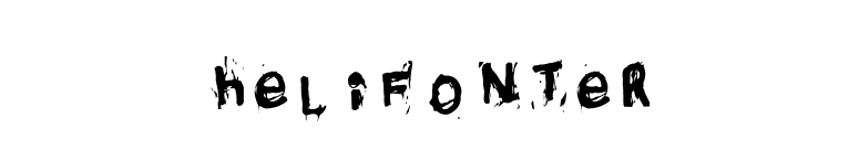 Helifonter font preview