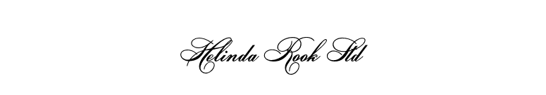 Helinda Rook Std font preview