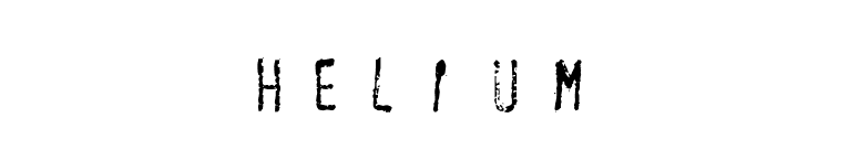 Helium font preview