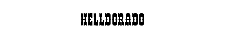 Helldorado font preview