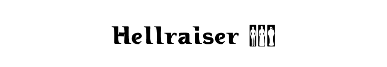 Hellraiser 3 font preview