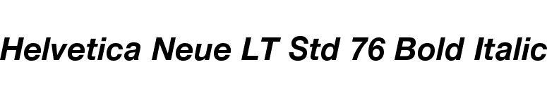 Fontsmarket Com Download Helvetica Neue Lt Std 76 Bold Italic