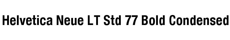 Fontsmarket Com Download Helvetica Neue Lt Std 77 Bold Condensed