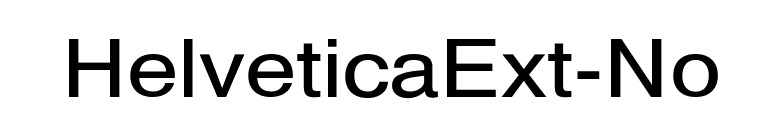 HelveticaExt-No font preview