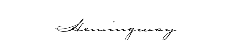 Hemingway font preview