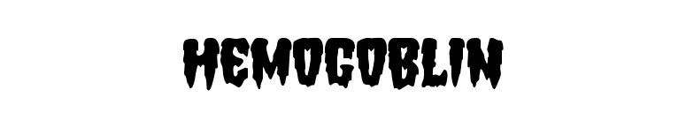 Hemogoblin font preview