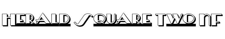Herald Square Two NF font preview