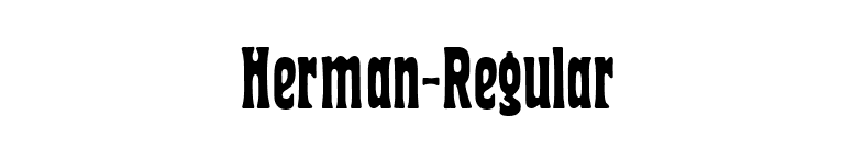 Herman-Regular font preview