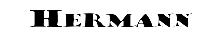 Hermann font preview