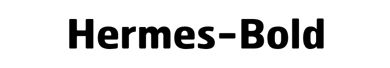 Hermes-Bold font preview