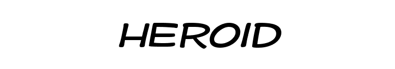 Heroid font preview
