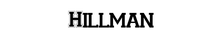 Hillman font preview