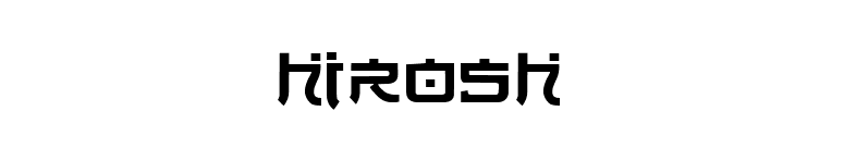 Hirosh font preview