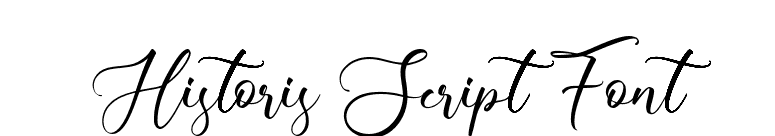 Historis Script Font font preview