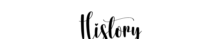 History font preview
