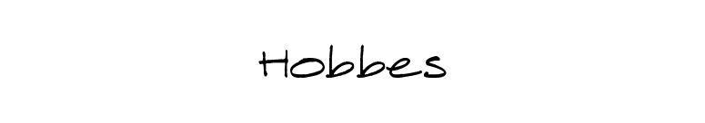 Hobbes font preview