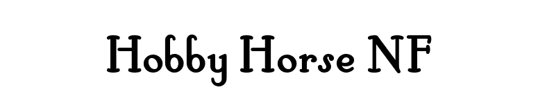 Hobby Horse NF font preview